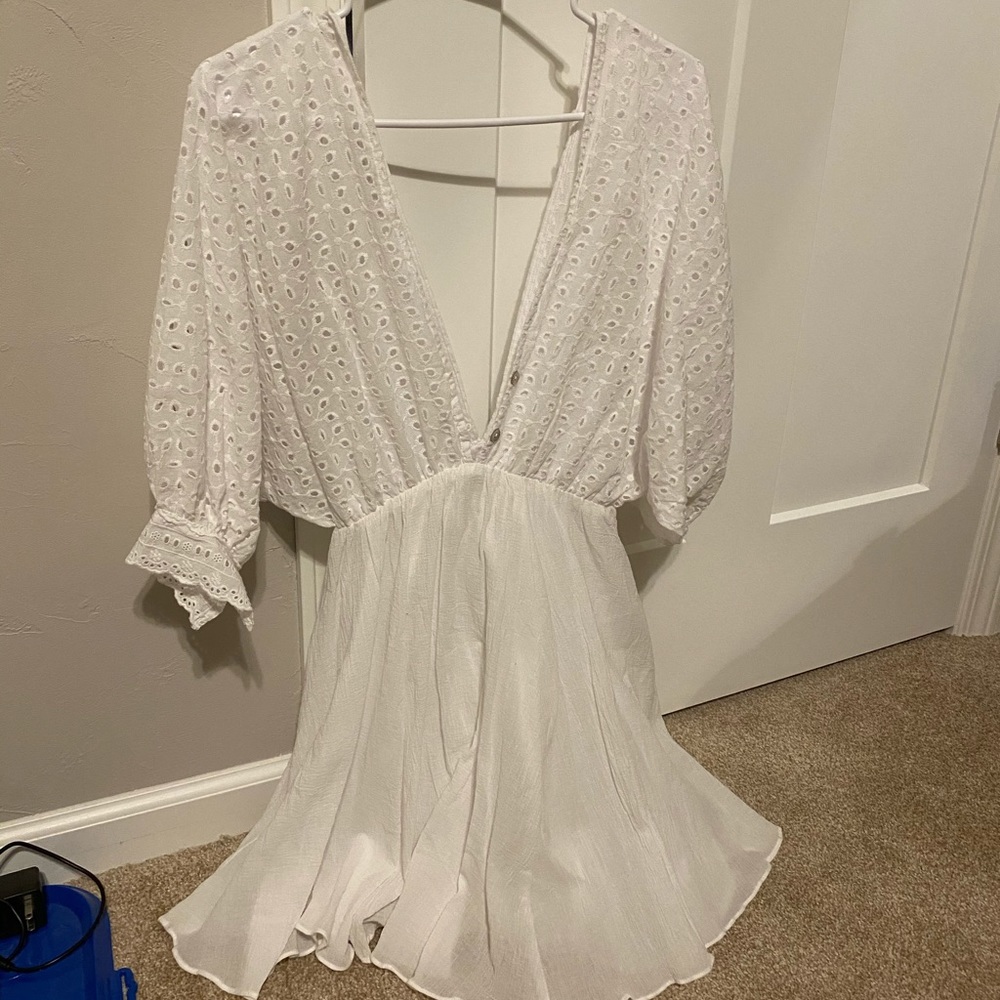 Red Dress Boutique White Eyelet Dress